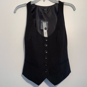 Apt. 9 Black Vest Size 4 NWT